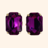 Bijoux de bouton Suzette purple royale