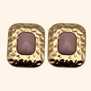 Bijoux de gros bouton XL – Archi Couture – Bois de rose Bijoux de gros bouton XL - Archi Couture – Bois de rose