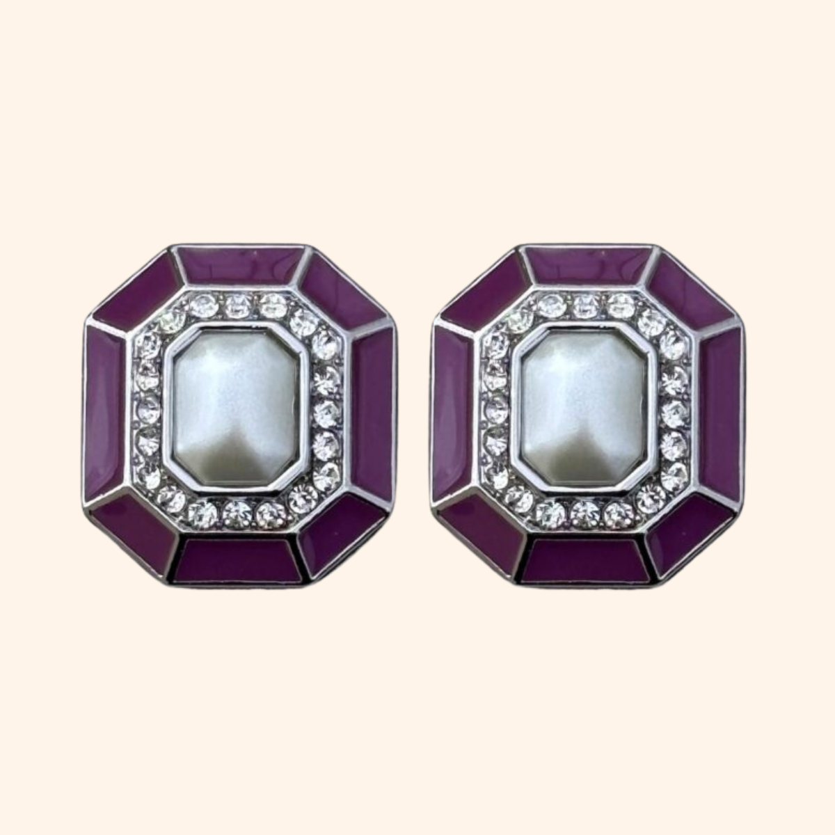 Bijou de bouton Agnès Ultra Violet