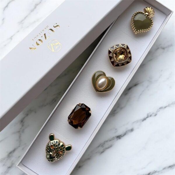 Boutonnière Gaïa Nuance Kaki