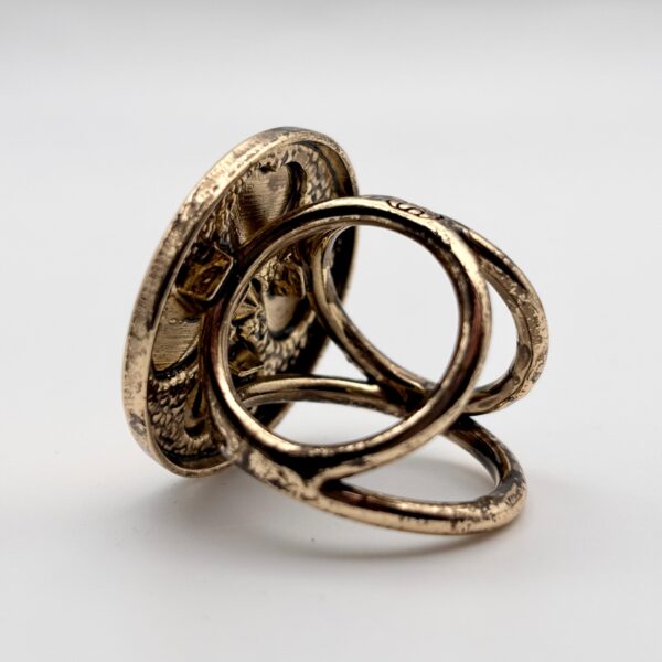 anneau_de_foulard_verso Anneau de foulard TRÈFLE CRISTAL ÉMERAUDE