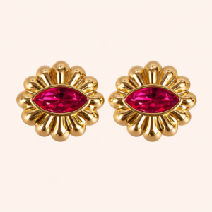 Bijou de bouton SOLARIA Fushia