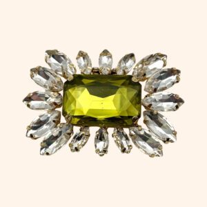 Clip Marquise RIVOLI Olive Clip Marquise RIVOLI Olive