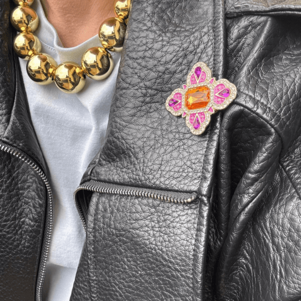 Clip Queen PENELOPE Orange & Purple