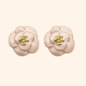 Bijou de bouton Nicole pastel rose