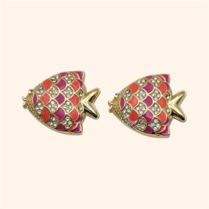 Bijou de bouton Dorade Néon