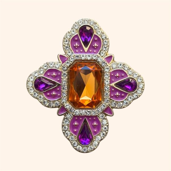Clip Queen PENELOPE Orange & Purple
