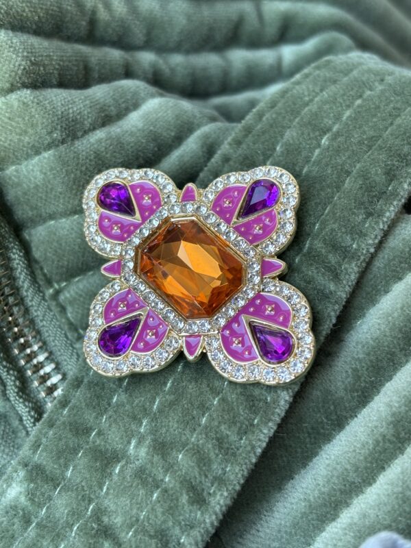 Clip Queen PENELOPE Orange & Purple