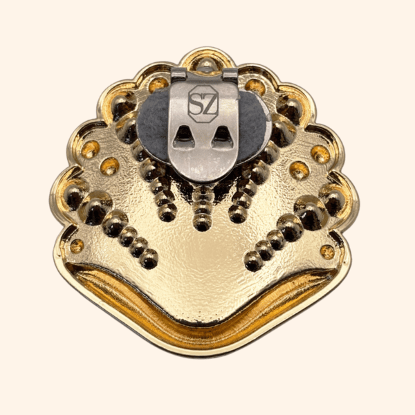 Clip Vénus doré strass