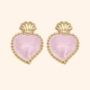 Bijoux de bouton Exvoto Rose Tendre Bijoux de bouton Exvoto Rose Tendre