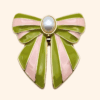 Clip BOW Blush - SORBET Pistache Fraise