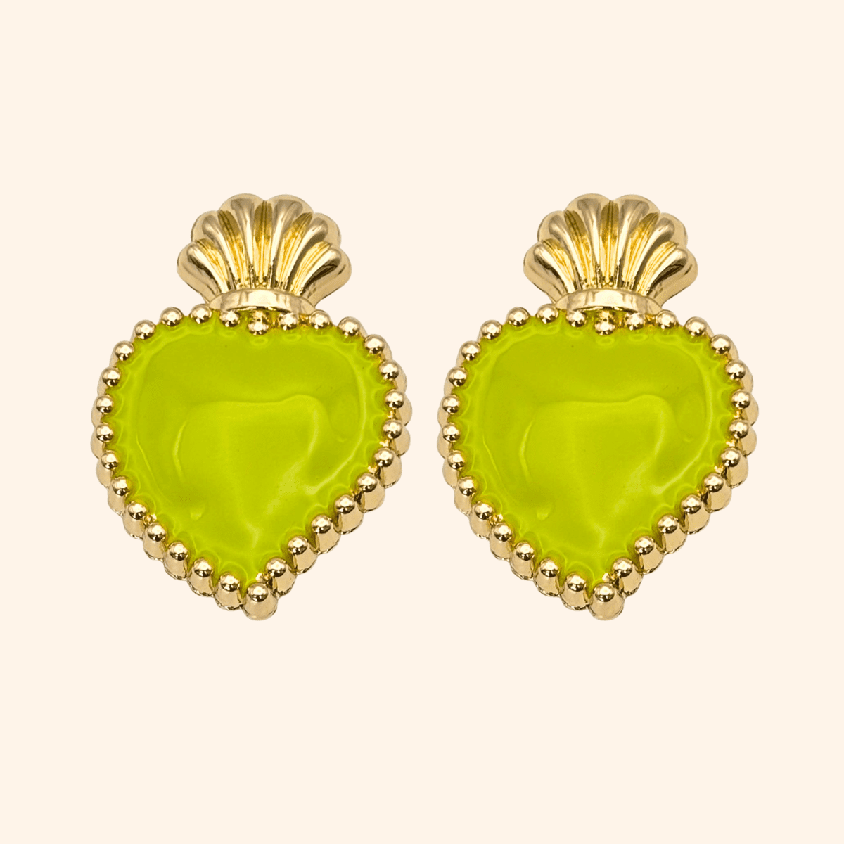 Bijou de bouton Exvoto Vert Wasabi