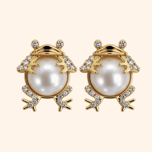 15 Bijou de bouton RAINETTE Perle de Lune