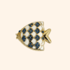 20 MINI BROCHE - DORADE REFLETS MARINS