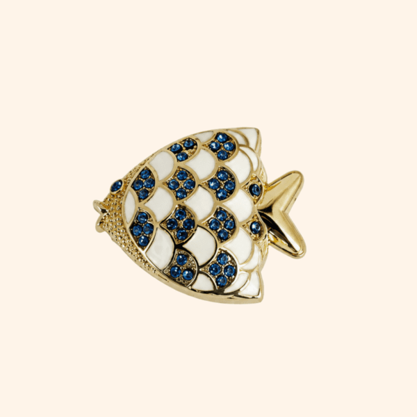 20 MINI BROCHE - DORADE REFLETS MARINS