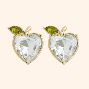 21 Bijou de bouton Pomme d’amour - Cristal