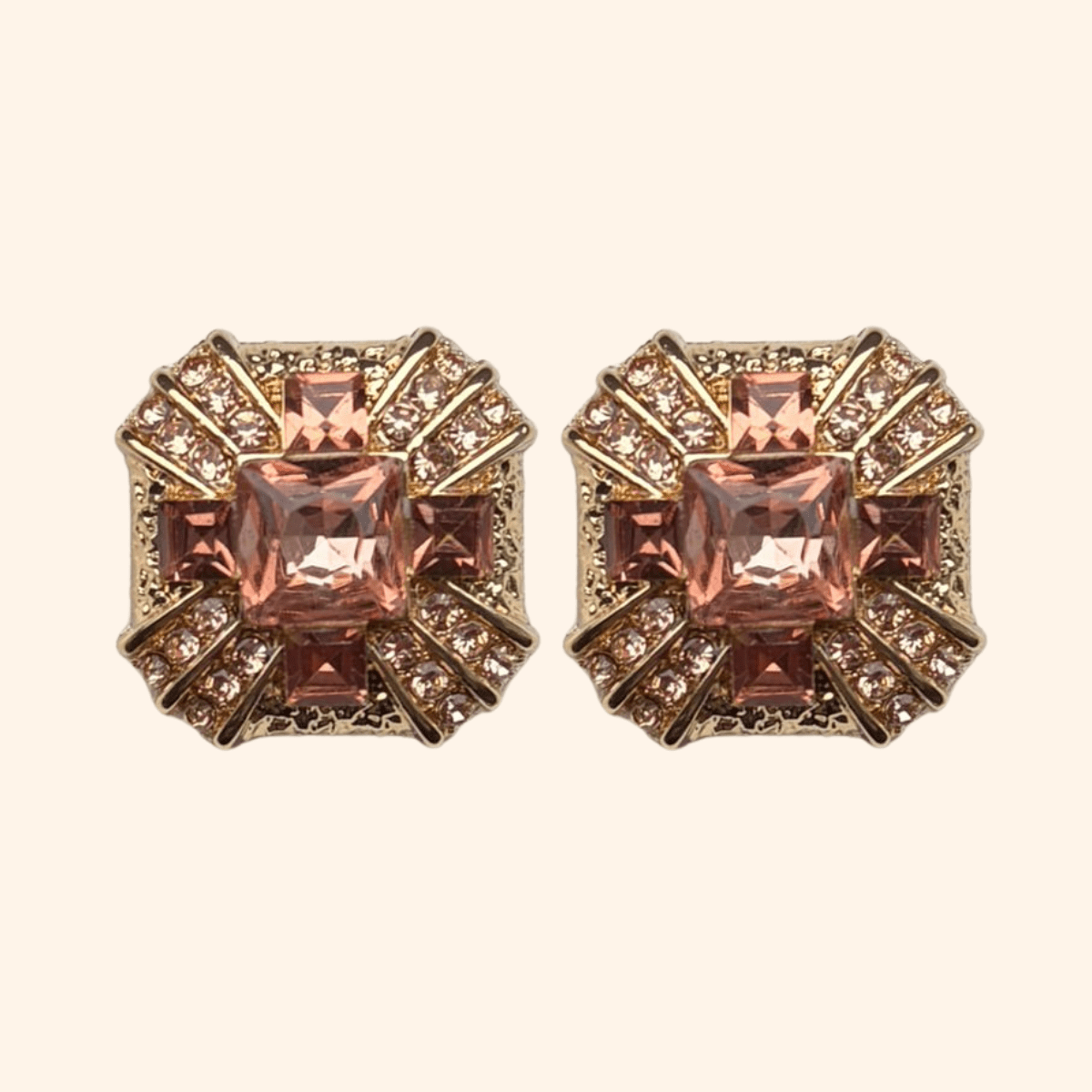 Bijou de bouton L'impérial abricot