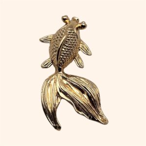 Clip Poisson présage doré PREMIUM