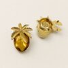 bijoux de bouton ananas Bijou de bouton Palmananas miel