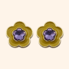 bijou_de_bouton_seventy_bloom_olive_violet Bijou de bouton SEVENTY BLOOM Olive & Pierre Violette