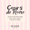 Anneau de foulard . COEURS DE REINE . Éclat Royal