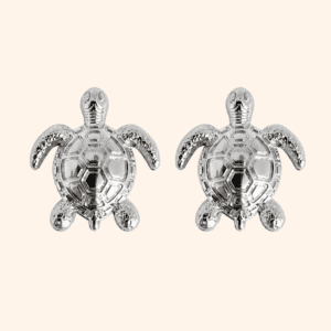 Bijou de bouton écaille d'argent
