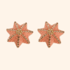 spilla_bottone_riccio_duo Bijou de bouton Oursin Corail et Strass Champagne