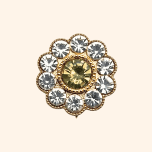 Bijou de bouton fleur de fraisier
