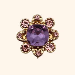 Bijou de bouton Violette - base