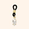 Bijou de Lunettes Strass Navette Cristal