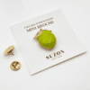 18 MINI BROCHE - CITRON VERT