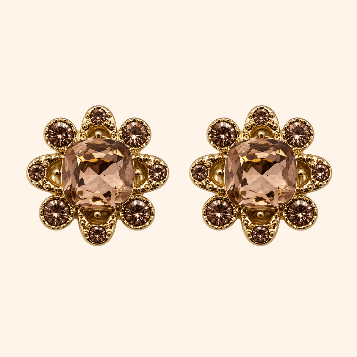 Bijou de bouton Pétales Rosés