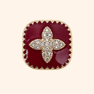 Bijou de bouton Fortuna Framboise - 1 bijou de bouton