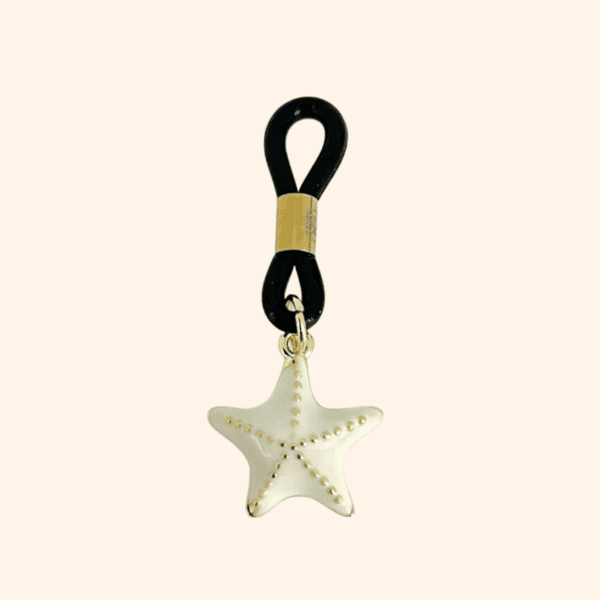 Bijou de Lunettes Etoile de Mer Beige clair