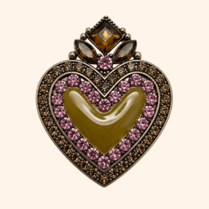 Clip Coeur sacré BELLADONE