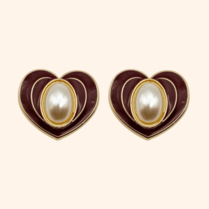 coeur_eternel_bordeaux Bijou de bouton Coeur éternel Bordeaux