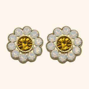 Bijou de bouton Fleur de fraisier Vintage