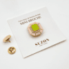 mini_broche_agnes_rose_vert MINI BROCHE - AGNES à SAINT GERMAIN