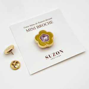 mini_broche_seventy MINI BROCHE - SEVENTY BLOOM Olive & Violette