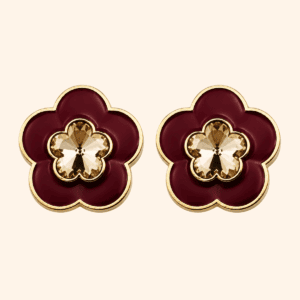 Bijou de bouton SEVENTY BLOOM Bordeaux & Champagne