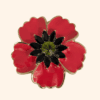 Clip POPPY Coquelicot Rouge Carmen