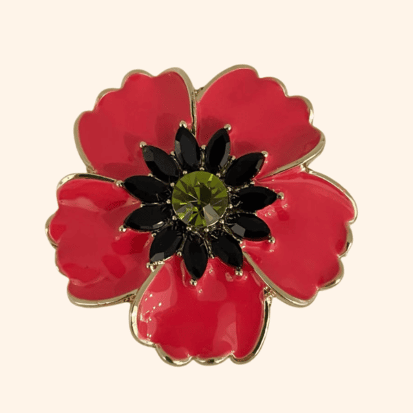 Clip POPPY Coquelicot Rouge Carmen