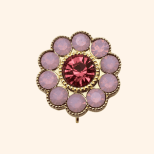Il tuo testo del paragrafo (4) Bijou de bouton fleur de fraisier rose BASE