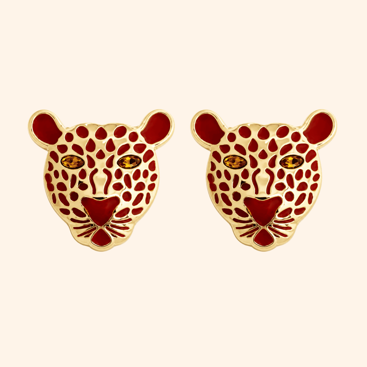 Bijou de bouton GRAOU Carmin