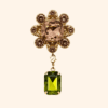 bijoux_de_bouton_base_pampille_suzette_verte Bijou de bouton pétales rosés et sa pampille interchangeable vert olive