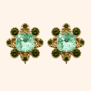 Bijou de bouton Émeraude Botanique - BASE