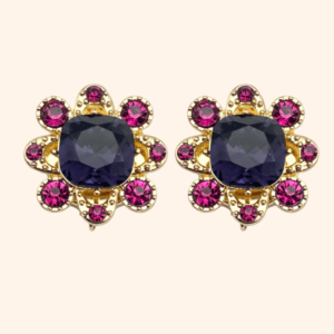 Bijou de bouton NUIT POURPRE - BASE
