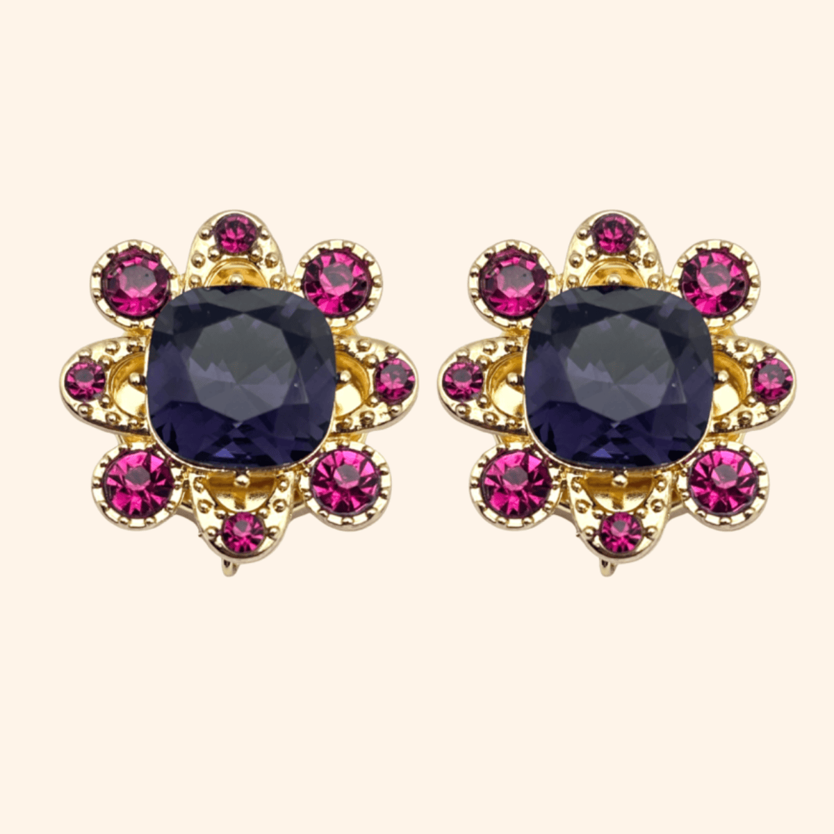 Bijou de bouton NUIT POURPRE - BASE