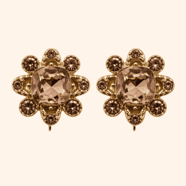 Bijou de bouton Pétales Rosés - BASE