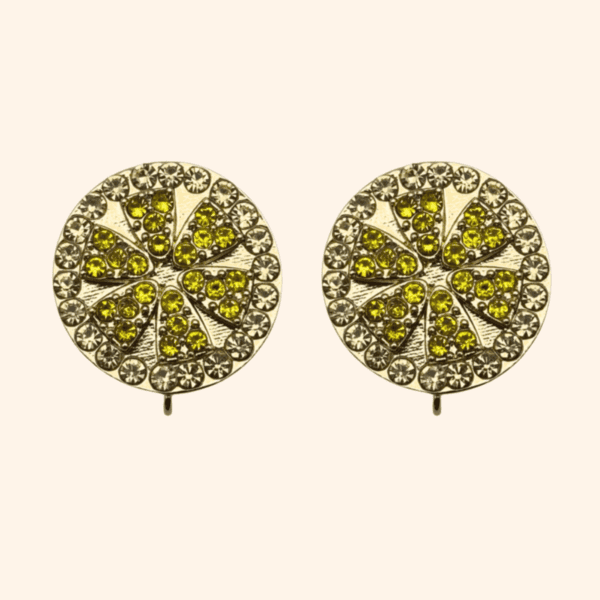 Bijou de bouton tranche de citron - BASE